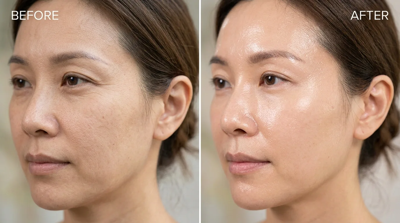 Before After Skin Booster Treatment 1